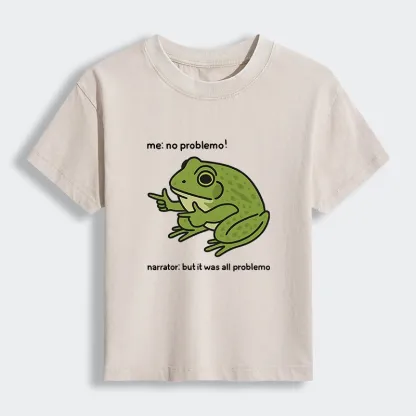Tokyo-Tiger Stupid Frog Meme Women's Washed T-shirt