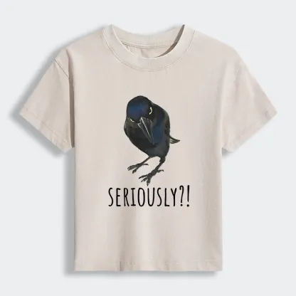 Tokyo-Tiger Raven's Question Women's Washed T-shirt