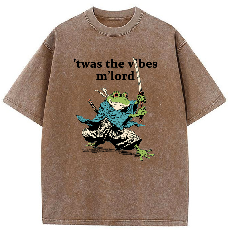Tokyo-Tiger The Frog Samurai Washed T-Shirt