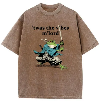 Tokyo-Tiger The Frog Samurai Washed T-Shirt
