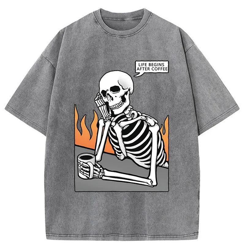 Tokyo-Tiger Coffee Is The Preferred Choice Washed T-Shirt