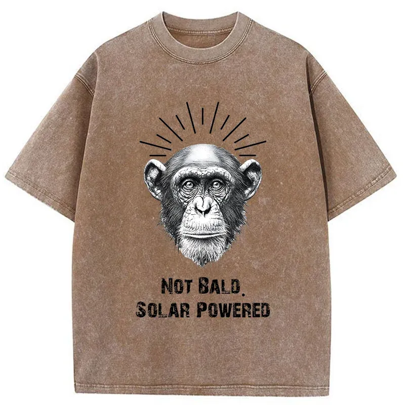 Tokyo-Tiger Human Body Solar Panel Washed T-Shirt