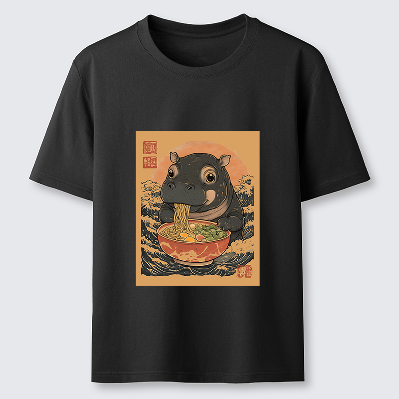 Tokyo-Tiger Moo Deng Eat Ramen Classic T-Shirt