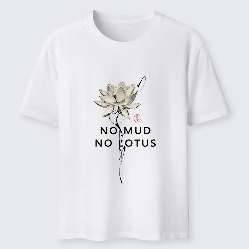 Tokyo-Tiger Japanese Zen Lotus Classic T-Shirt