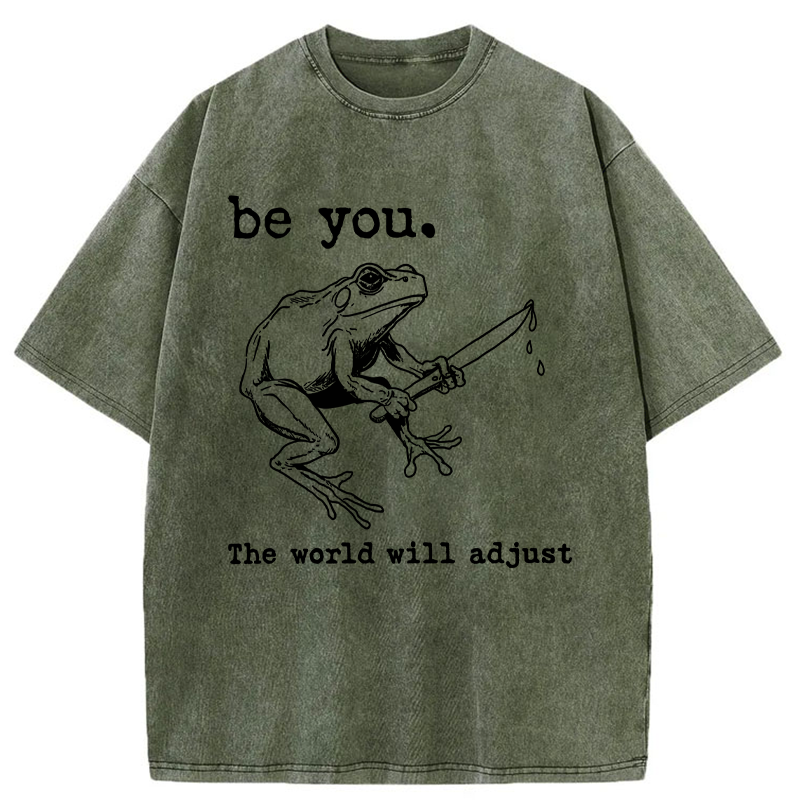 Tokyo-Tiger Be Yourself Washed T-Shirt