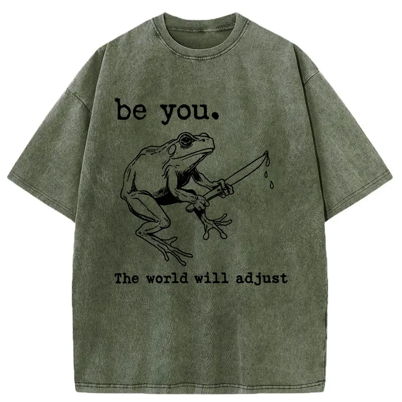 Tokyo-Tiger Be Yourself Washed T-Shirt