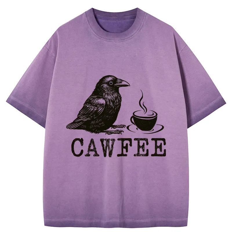 Tokyo-Tiger Cawfee Funny Japan Meme Gradient Washed T-Shirt