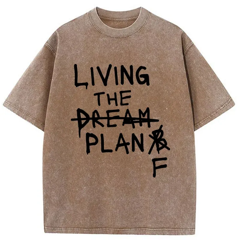 Tokyo-Tiger Dream Fails Adopt Plan F Washed T-Shirt Sale