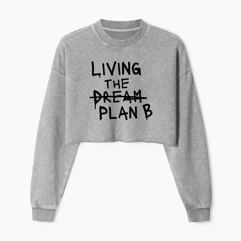 Tokyo-Tiger Implement Plan B Washed Crop Sweatshirt