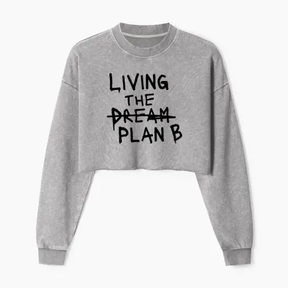 Tokyo-Tiger Implement Plan B Washed Crop Sweatshirt