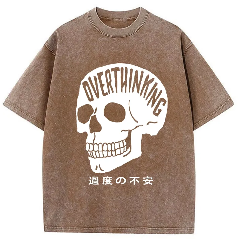 Tokyo-Tiger Excessive Anxiety Washed T-Shirt