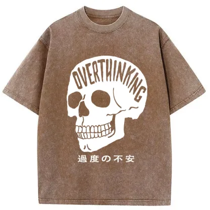 Tokyo-Tiger Excessive Anxiety Washed T-Shirt