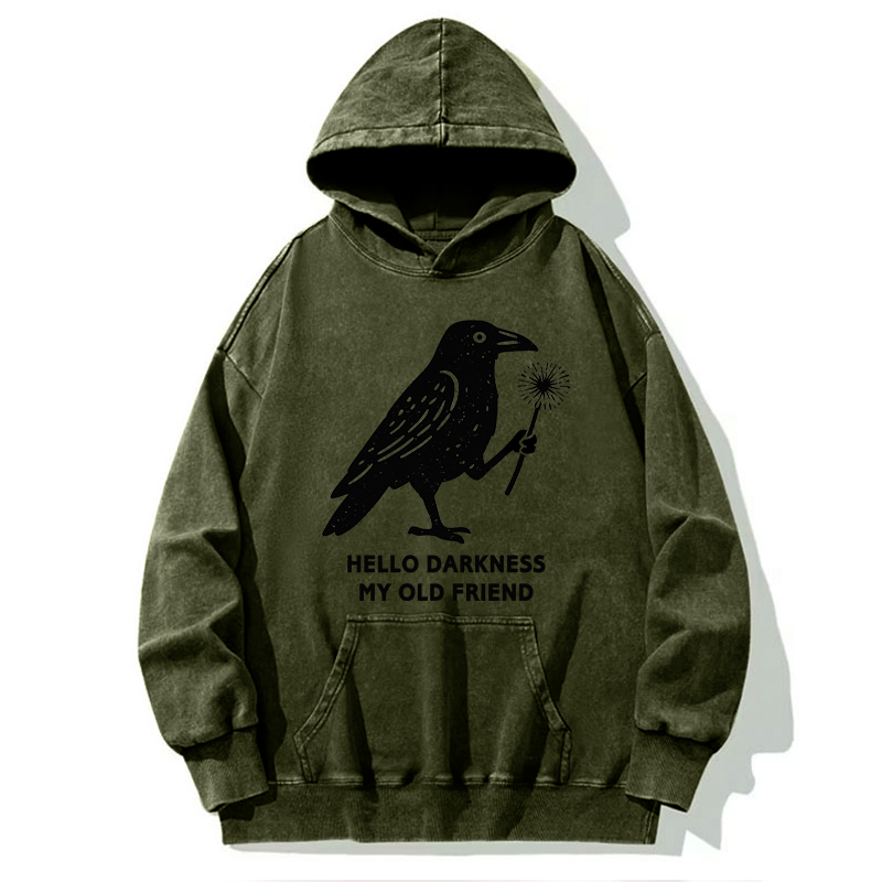 Tokyo-Tiger My Old Friend The Crow Washed Hoodie