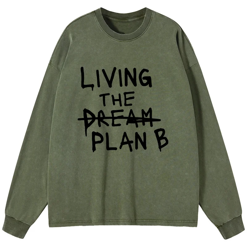 Tokyo-Tiger Implement Plan B Washed Long Sleeve T-Shirt