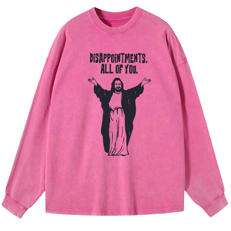 Tokyo-Tiger God Gives Disappointment Washed Long Sleeve T-Shirt