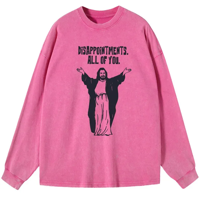 Tokyo-Tiger God Gives Disappointment Washed Long Sleeve T-Shirt