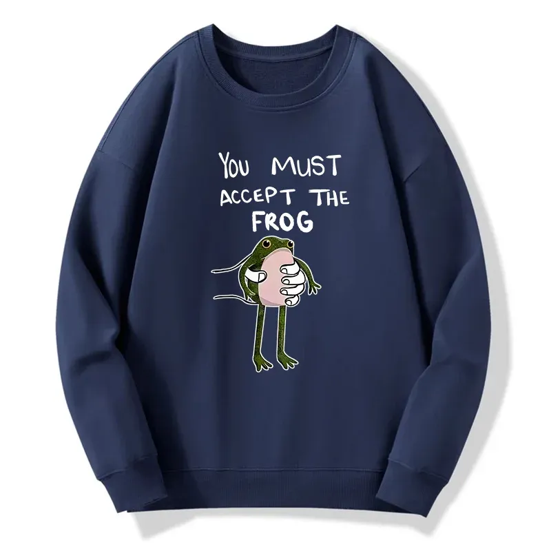 Tokyo-Tiger Accept This Frog Classic Sweatshirt