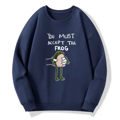 Tokyo-Tiger Accept This Frog Classic Sweatshirt