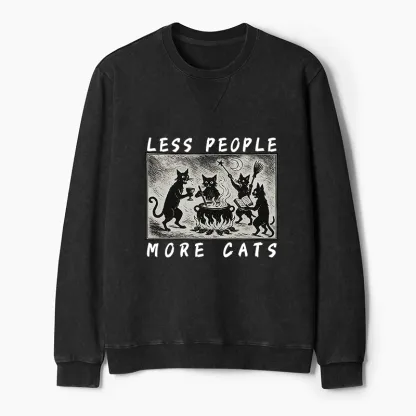 Tokyo-Tiger Cat Sacrifice Ceremony Washed Terry Sweatshirt