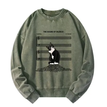 Tokyo-Tiger The Sound Of Silence Washed Sweatshirt