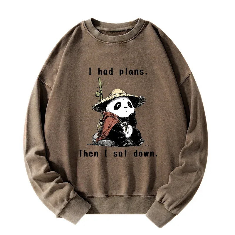 Tokyo-Tiger The Maybe Later Panda Washed Sweatshirt