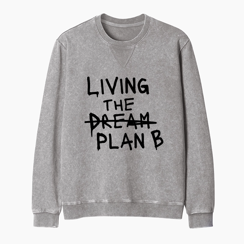 Tokyo-Tiger Implement Plan B Washed Terry Sweatshirt