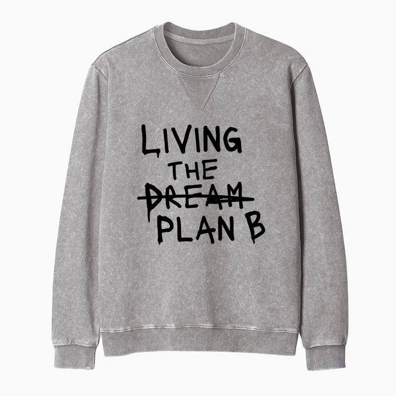 Tokyo-Tiger Implement Plan B Washed Terry Sweatshirt