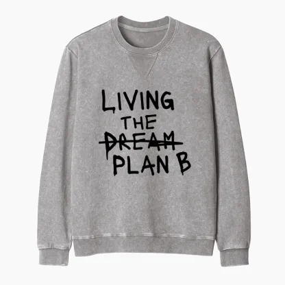 Tokyo-Tiger Implement Plan B Washed Terry Sweatshirt