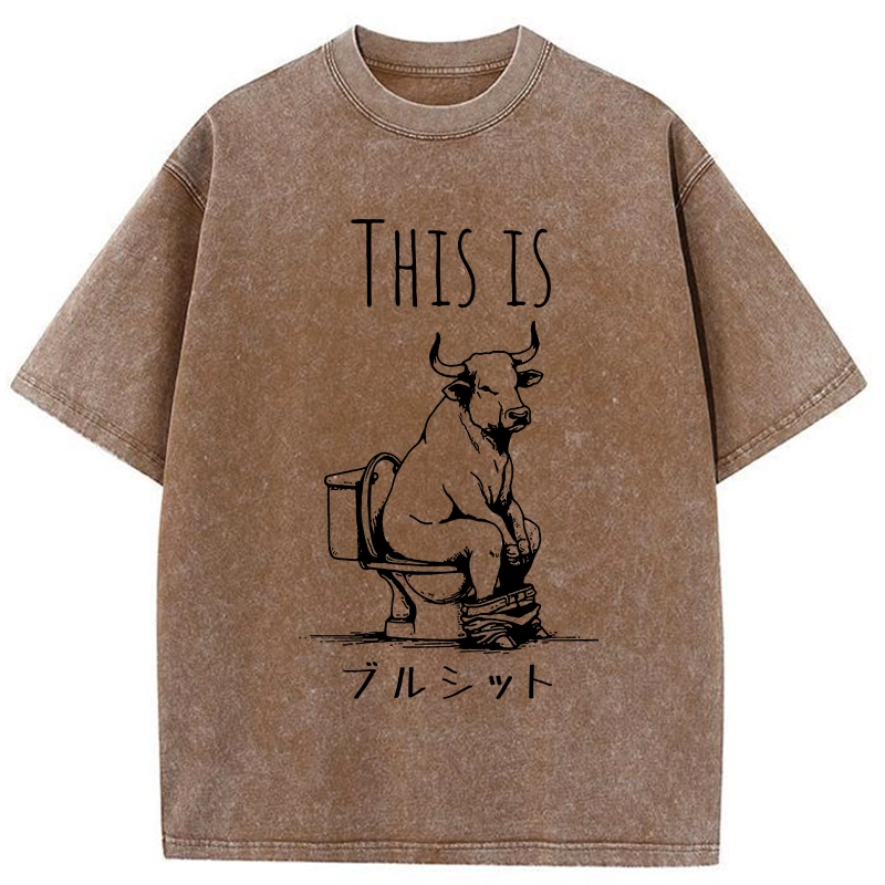 Tokyo-Tiger This Is Bullshit Washed T-Shirt