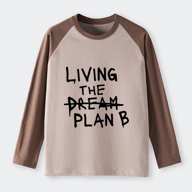 Tokyo-Tiger Implement Plan B Raglan Long Sleeve T-shirt