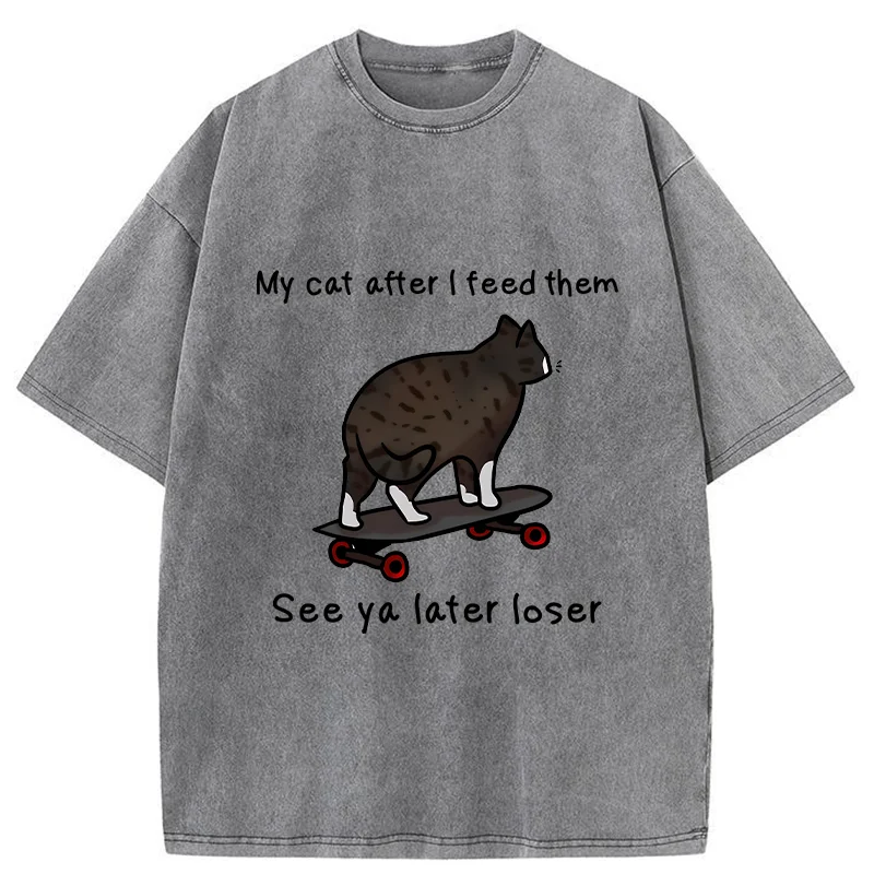 Tokyo-Tiger Cat That Walked Away After Eating Washed T-Shirt