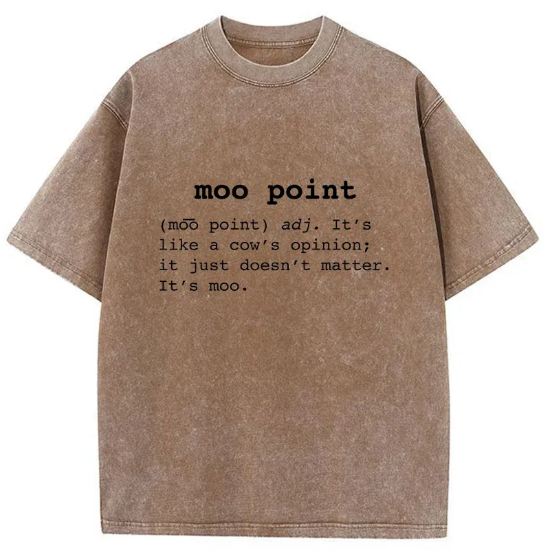 Tokyo-Tiger Moo Point Washed T-Shirt