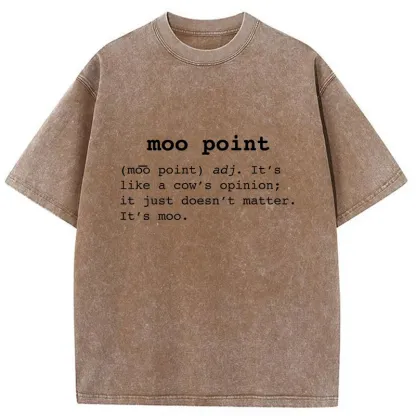 Tokyo-Tiger Moo Point Washed T-Shirt