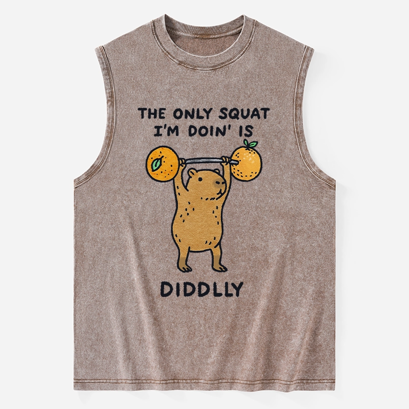 Tokyo-Tiger Diddly Capybara Washed Tank