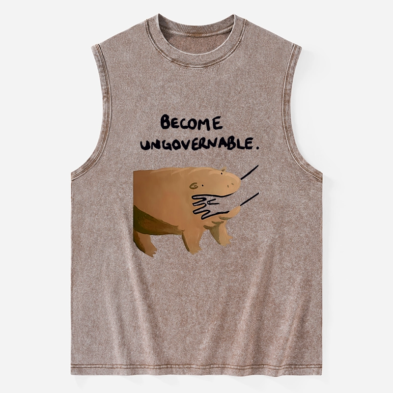 Tokyo-Tiger Moo Deng Bites Someone's Arm Washed Tank