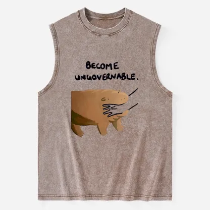 Tokyo-Tiger Moo Deng Bites Someone's Arm Washed Tank