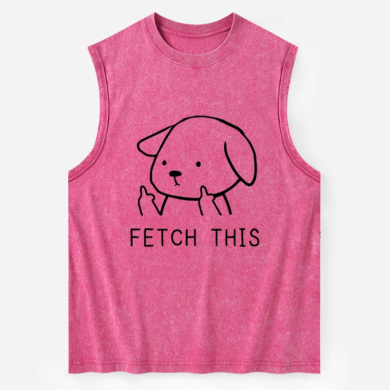 Tokyo-Tiger Fetch This Dog Washed Tank