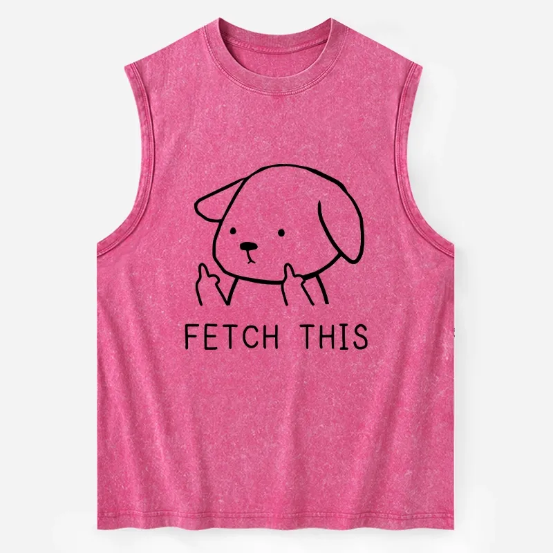 Tokyo-Tiger Fetch This Dog Washed Tank