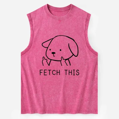 Tokyo-Tiger Fetch This Dog Washed Tank