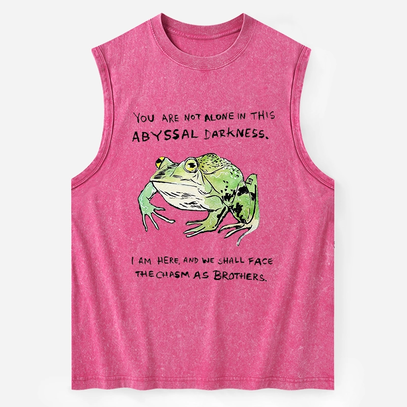 Tokyo-Tiger Support Your Frog Friends Washed Tank