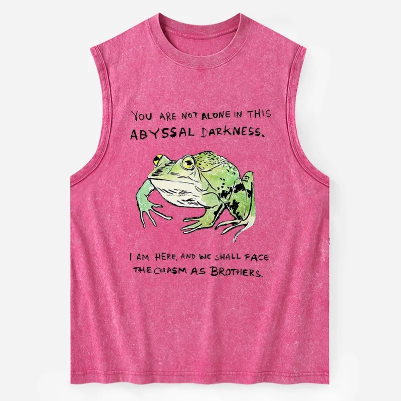 Tokyo-Tiger Support Your Frog Friends Washed Tank