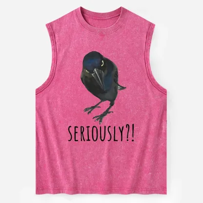 Tokyo-Tiger Raven's Question Washed Tank