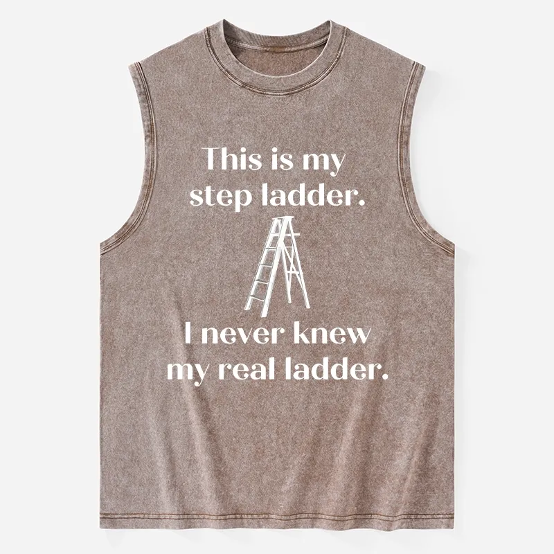 Tokyo-Tiger A Real Ladder Funny Washed Tank