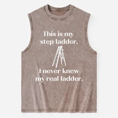 Tokyo-Tiger A Real Ladder Funny Washed Tank