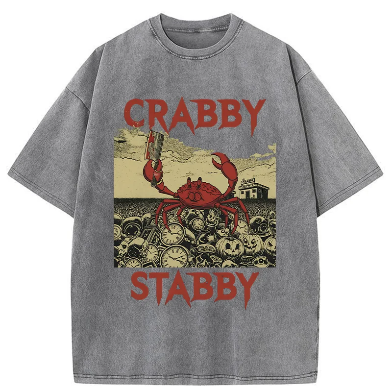 Tokyo-Tiger Angry Crab Washed T-Shirt
