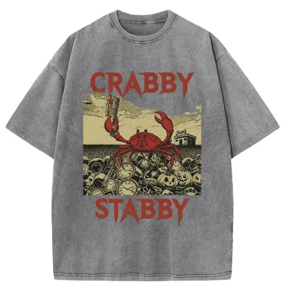 Tokyo-Tiger Angry Crab Washed T-Shirt