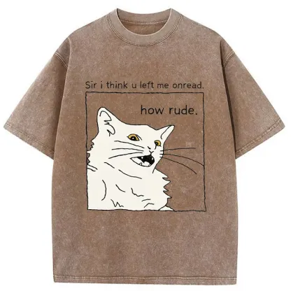 Tokyo-Tiger Cat That Condemn Humans Washed T-Shirt