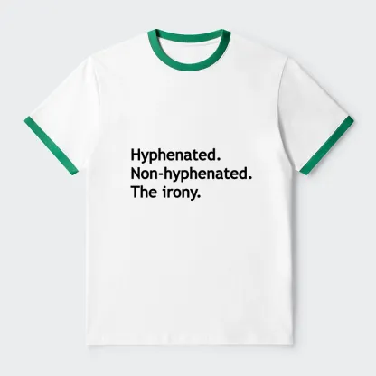 Tokyo-Tiger Hyphenated Funny Trim T-Shirt