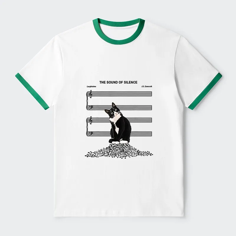 Tokyo-Tiger The Sound Of Silence Trim T-Shirt