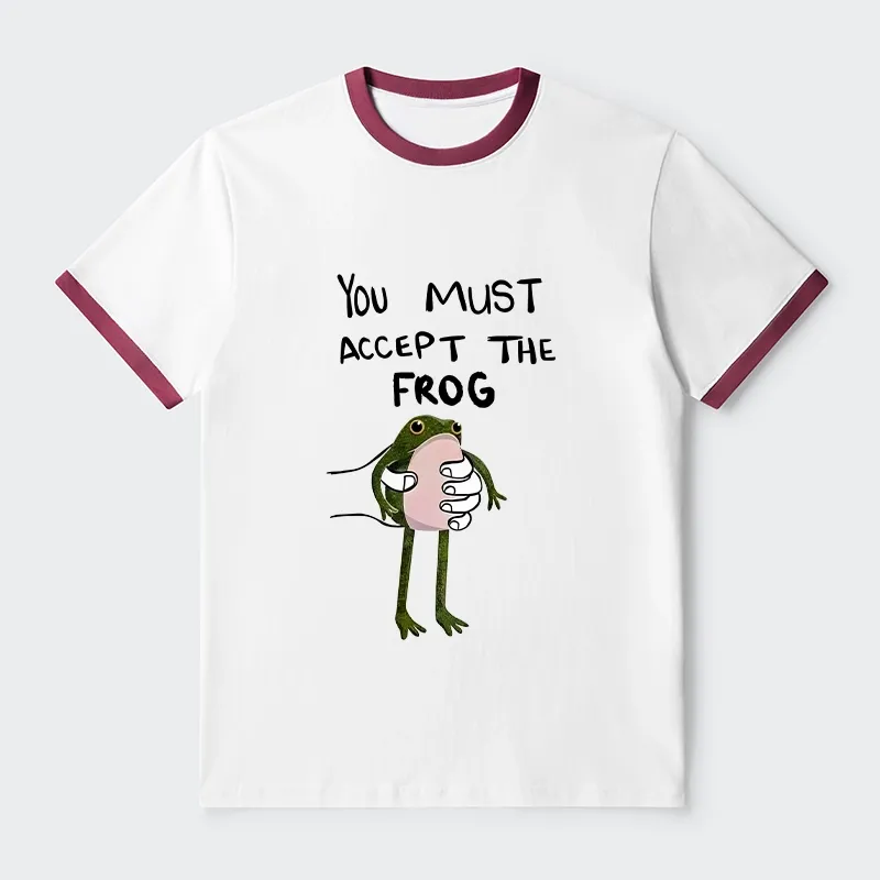 Tokyo-Tiger Accept This Frog Trim T-Shirt